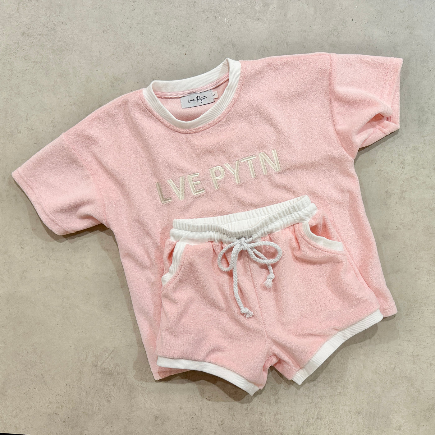 PRE-ORDER - Terry Towel Set - Pink