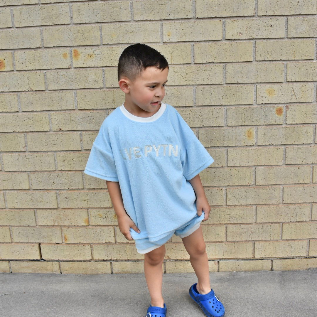 PRE-ORDER - Terry Towel Set - Sky Blue