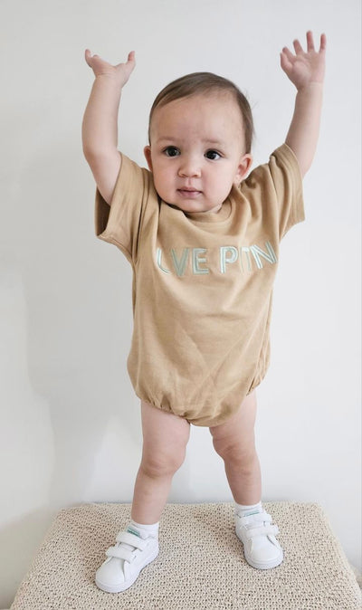 Oversized Romper - Caramel