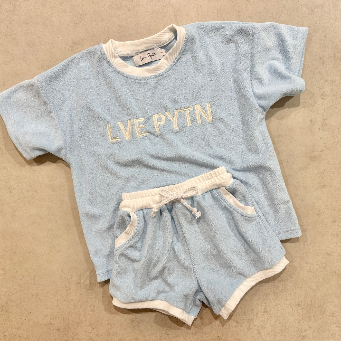 PRE-ORDER - Terry Towel Set - Sky Blue