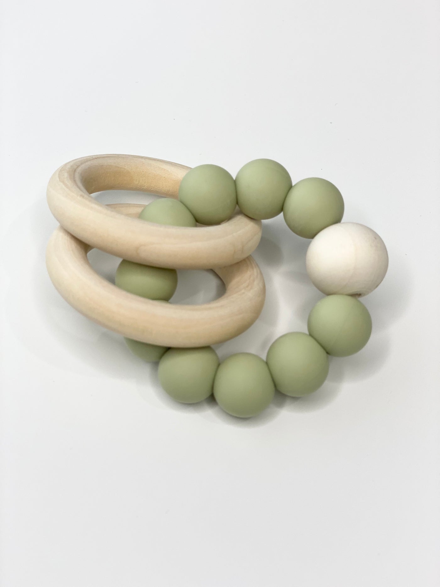 Lint –  Wooden Silicone Teether