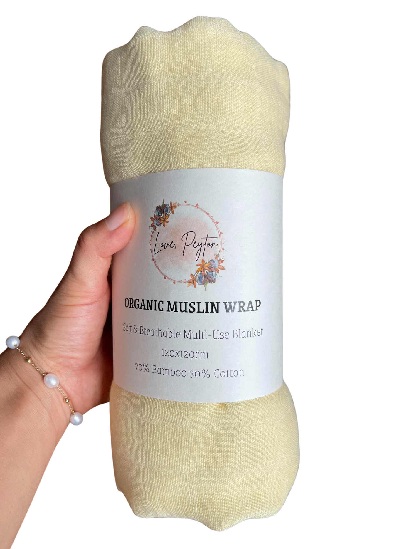 Yellow – Organic Muslin Wrap