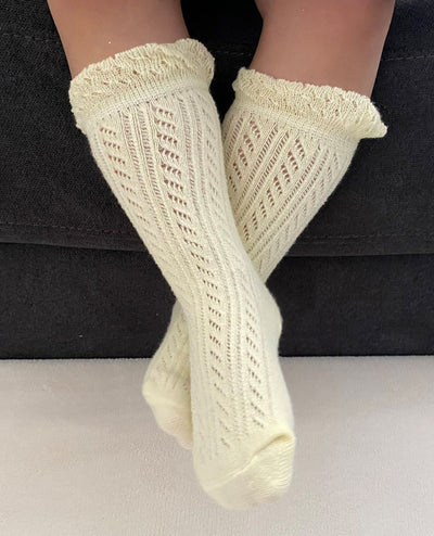 Crochet Ruffle Socks