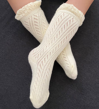 Crochet Ruffle Socks